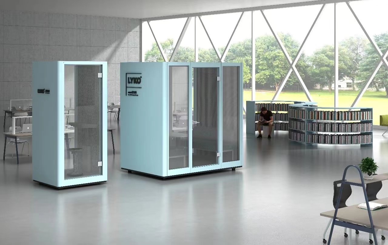 Application Case of Soundproof Booth in Libraries